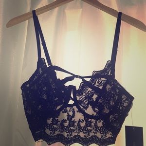 Black Lace Bralette